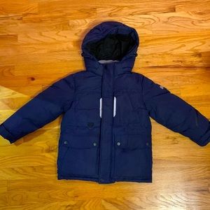 Navy blue winter jacket